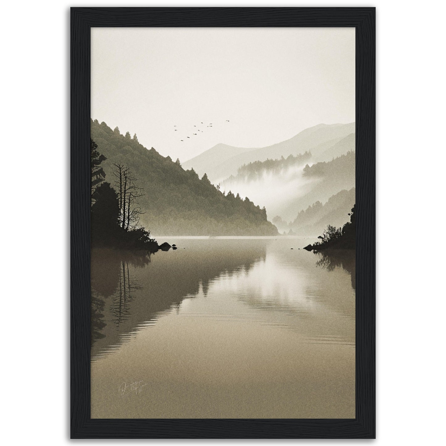 »Lake« designposter