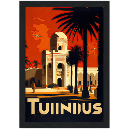 »Tunis, travel poster no 2« retro poster