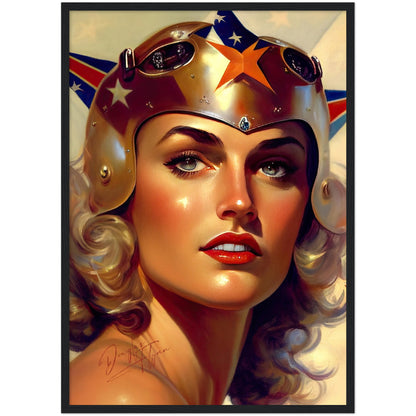 »Liberty Lady« retro poster