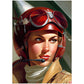 »Scan the skies for me« retro poster