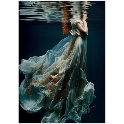 »Ariel's Oceanic Romance« retro poster