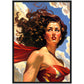 »The Lady In Red« retro poster
