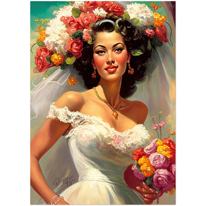 »Vintage Weddings« retro poster