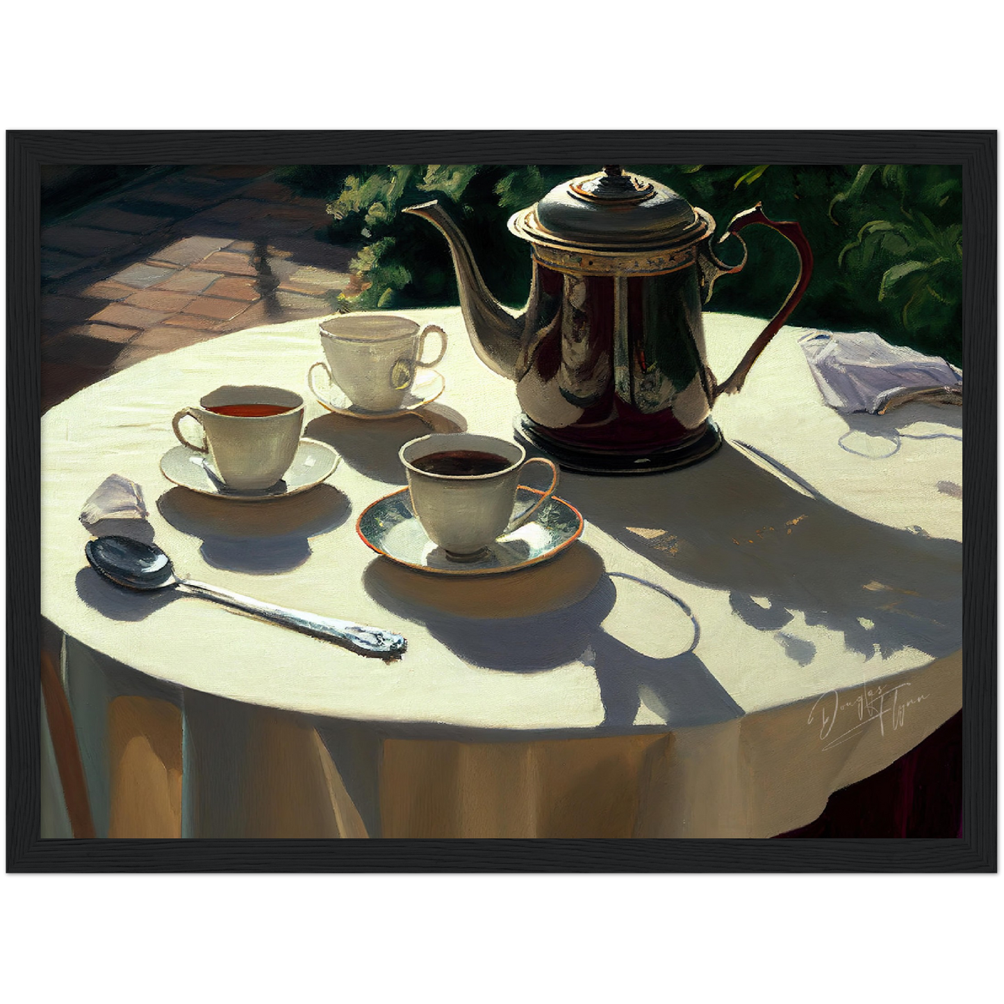 »Table for lovers« retro poster