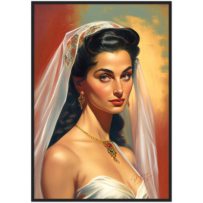 »Bridal Glamour« retro poster