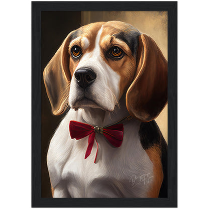 »Beagle med rosett«