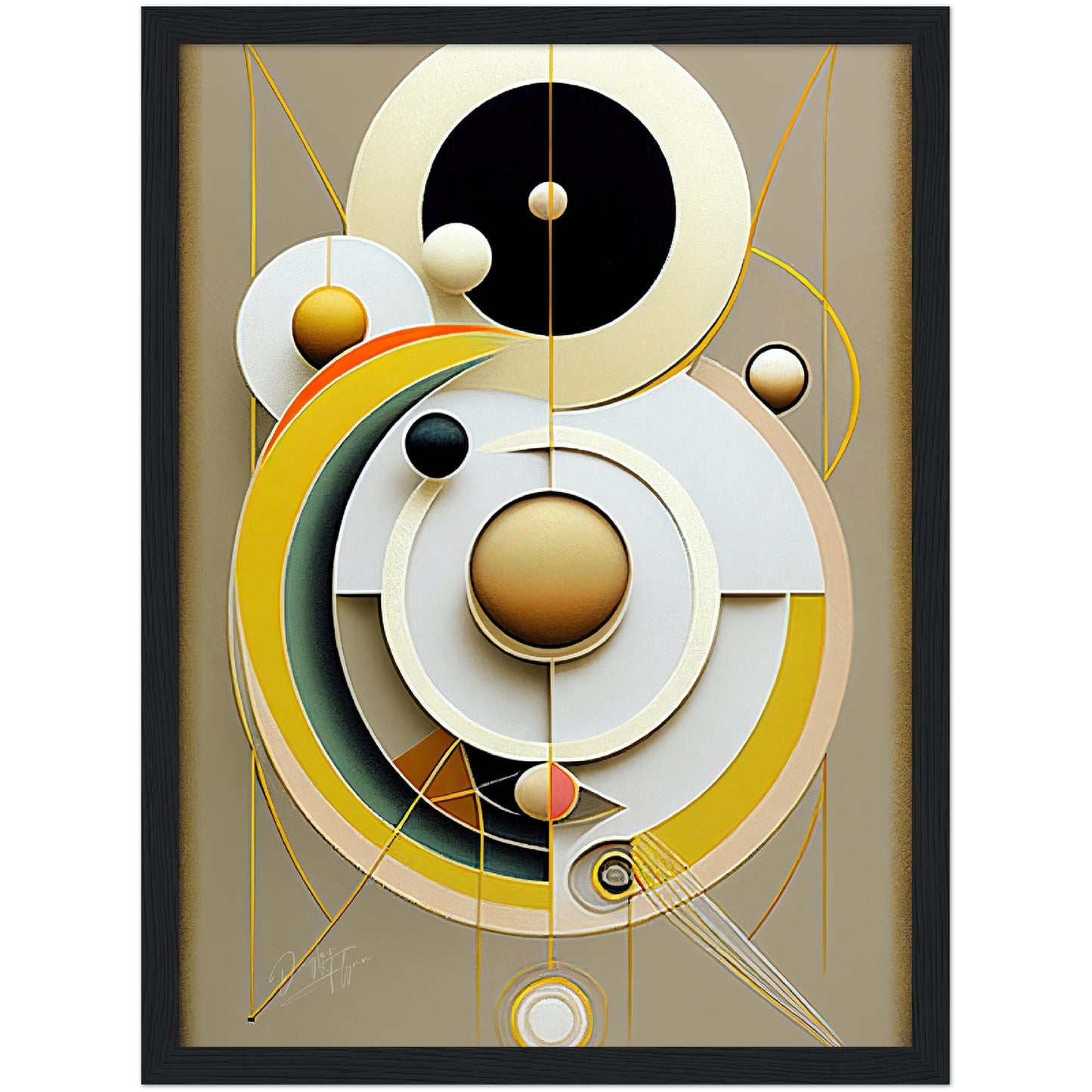 »Linear Life Forms« retro poster