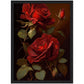»Soft and Serene Flowers« retro poster