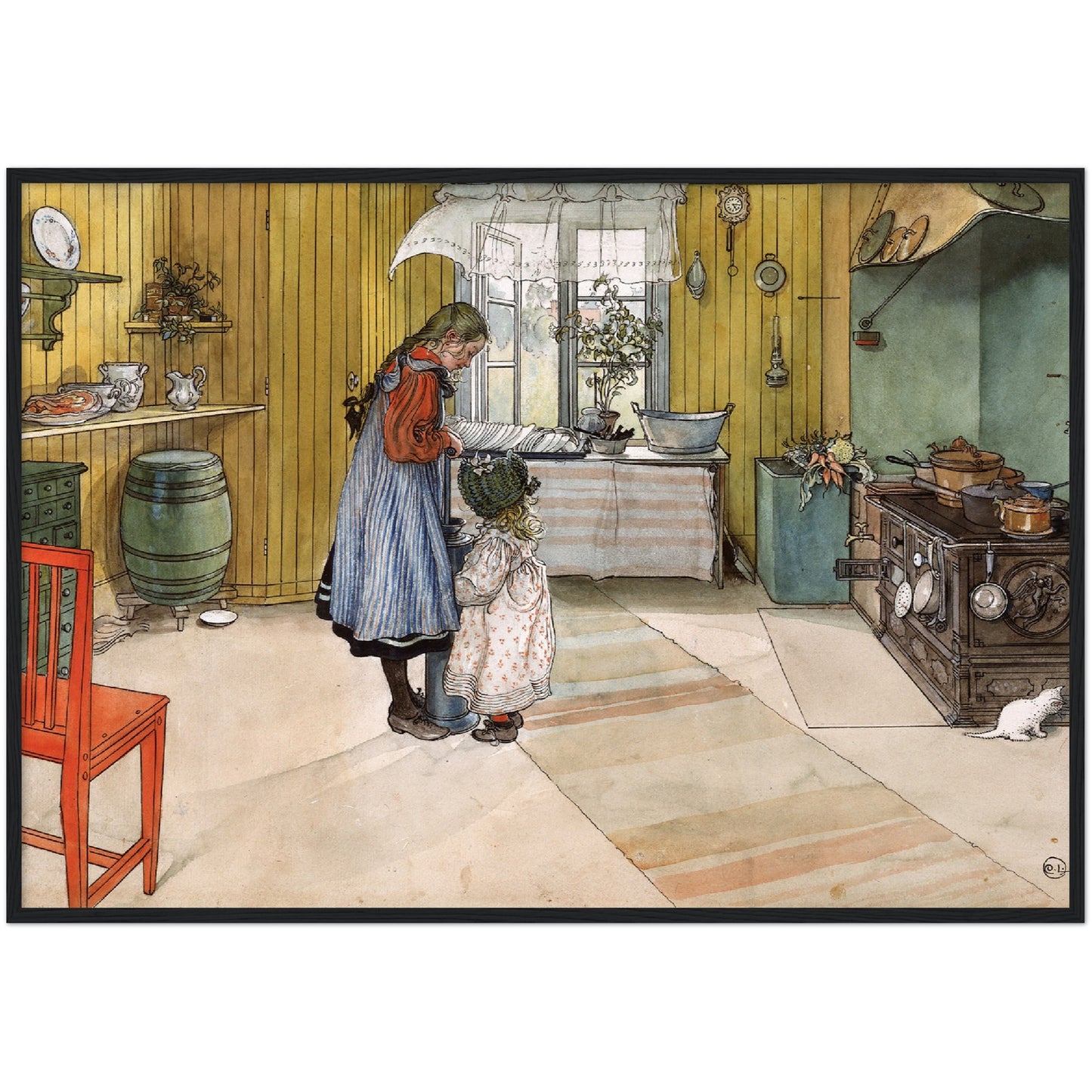 »Köket« av Carl Larsson