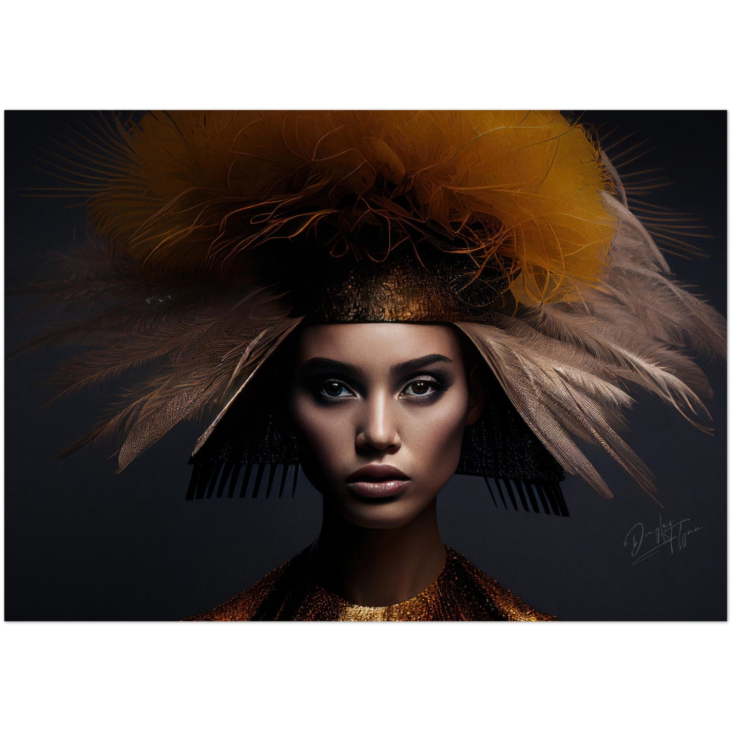 »Glorious Glamour« retro poster