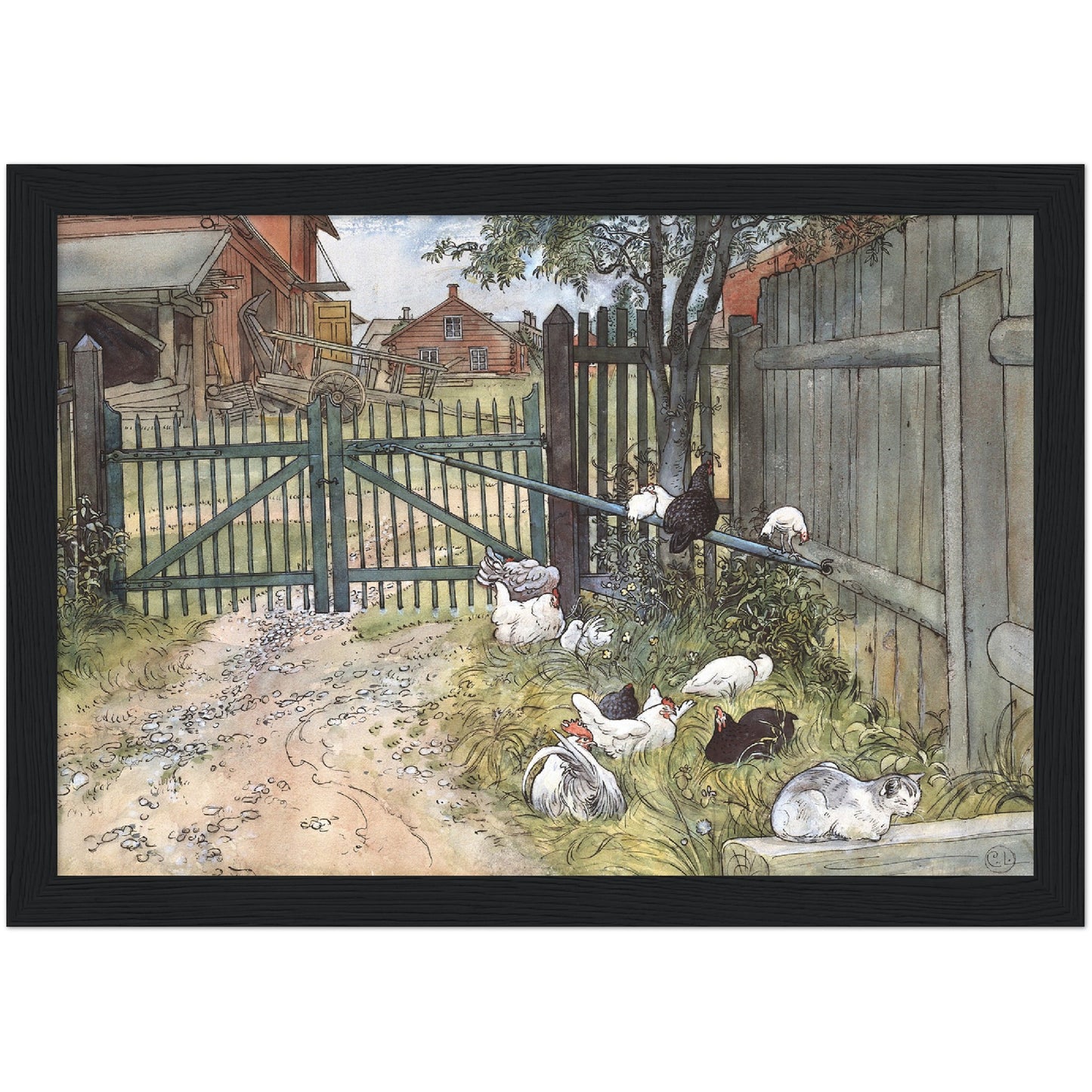 »Grinden« av Carl Larsson