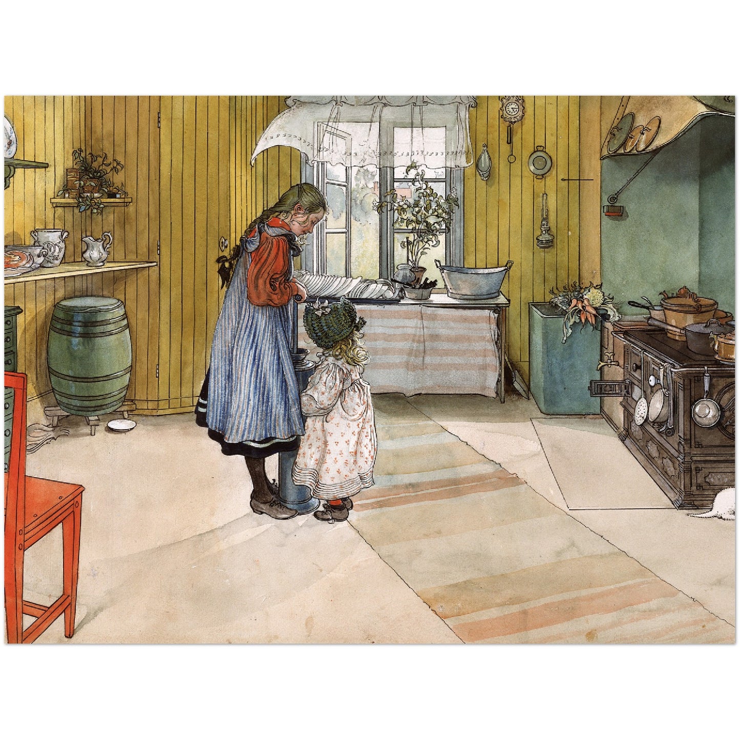 »Köket« av Carl Larsson