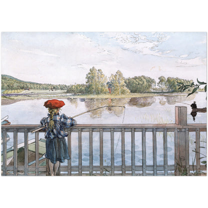 »Lisbeth metar« av Carl Larsson
