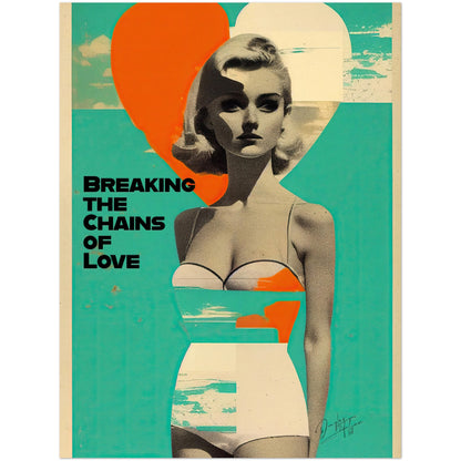 »Breaking the Chains of Love«retro poster