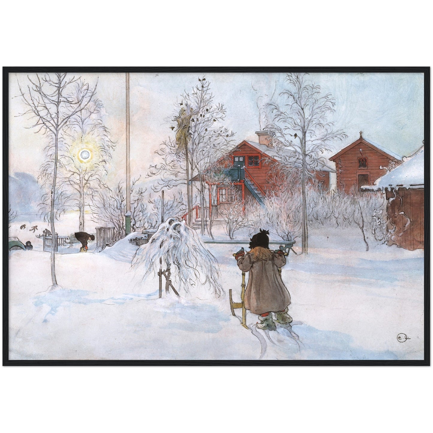 »Gården och Brygghuset« av Carl Larsson