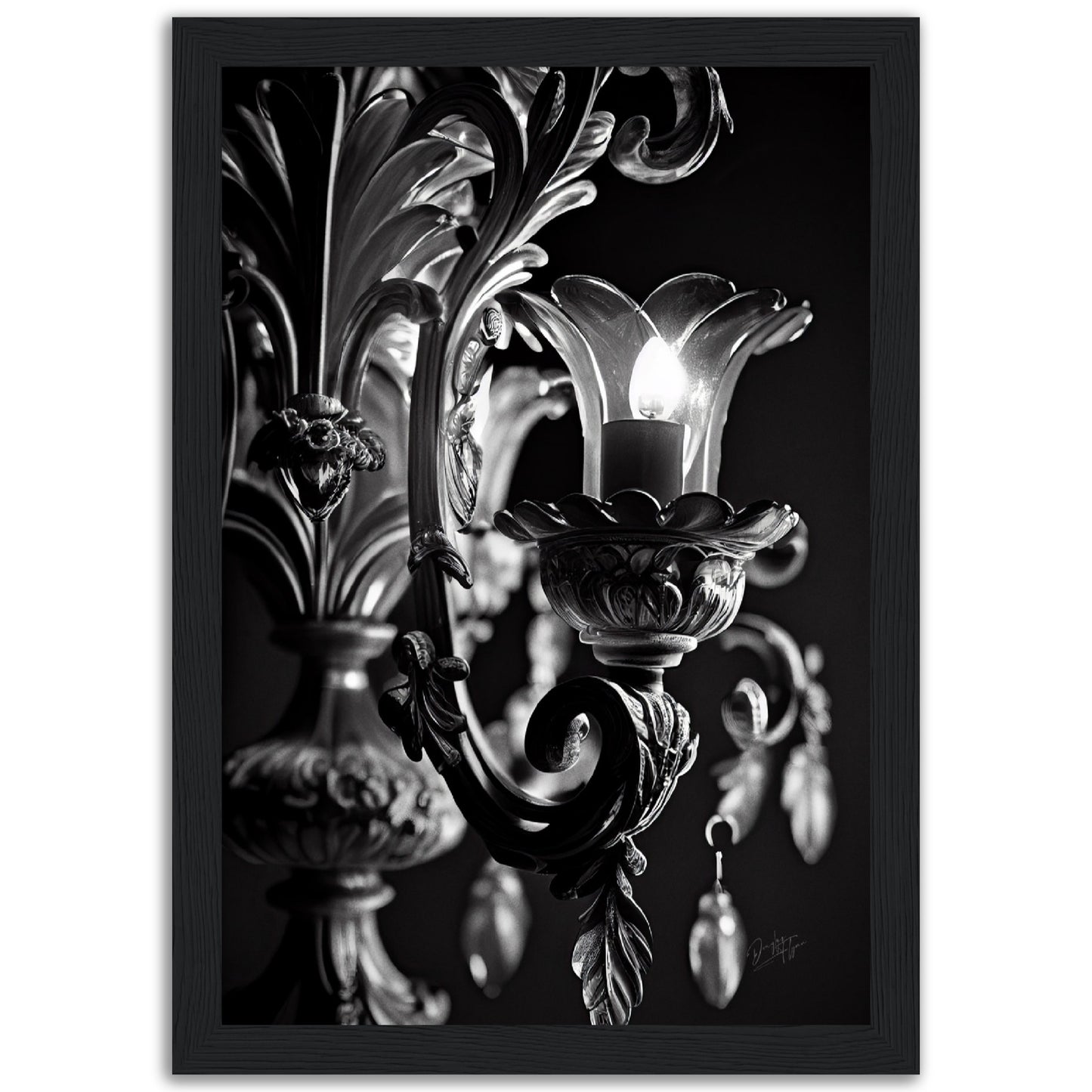 »Chandelier Reflections« poster