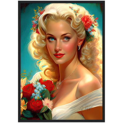»Bridal Elegance on Stage« retro poster
