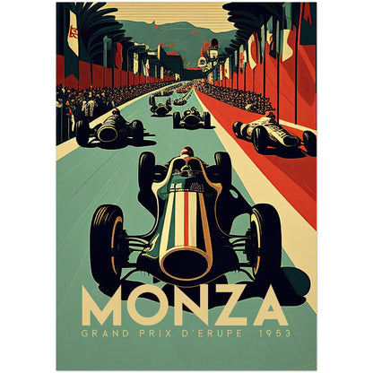 »Heritage Hot Laps« retro poster
