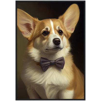 »Welsh Corgi med rosett«