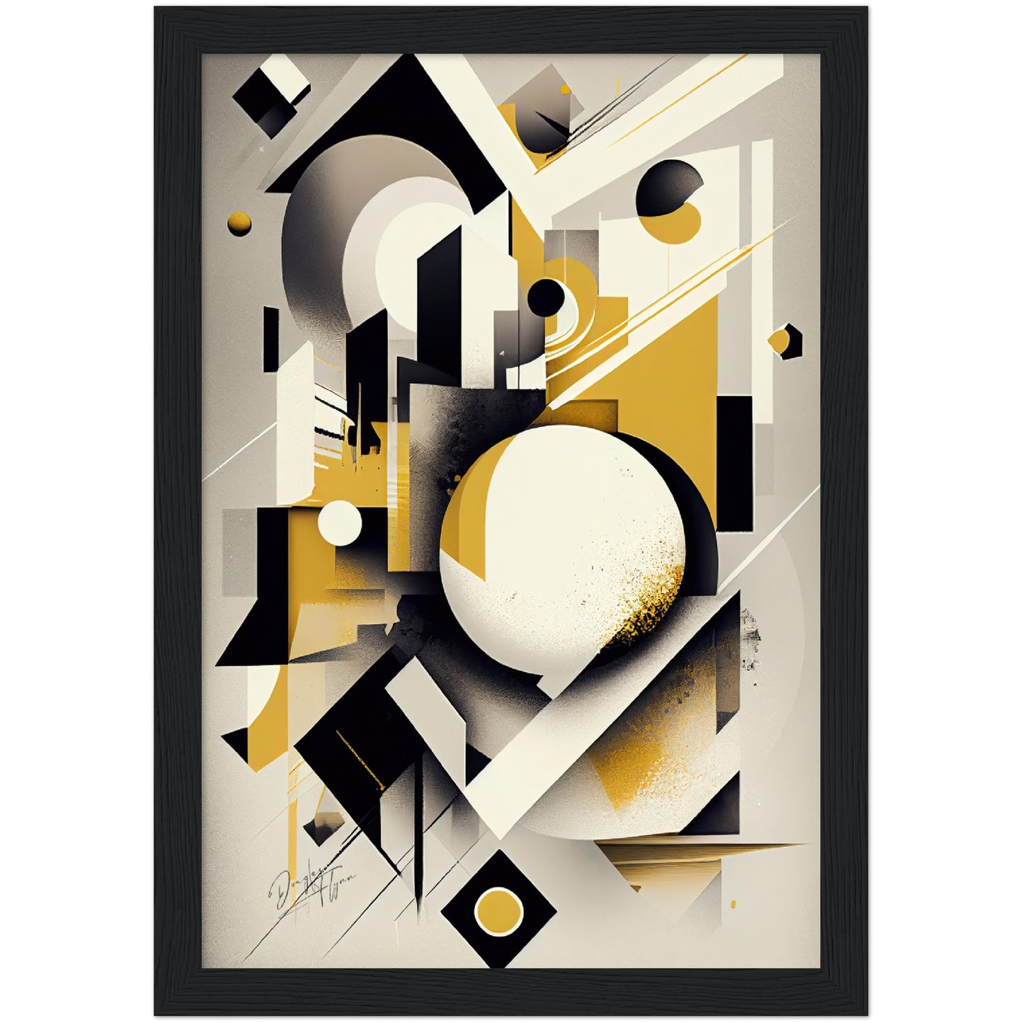 »Rhythmic Realms« retro poster
