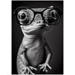 »Clever Chameleon« retro poster