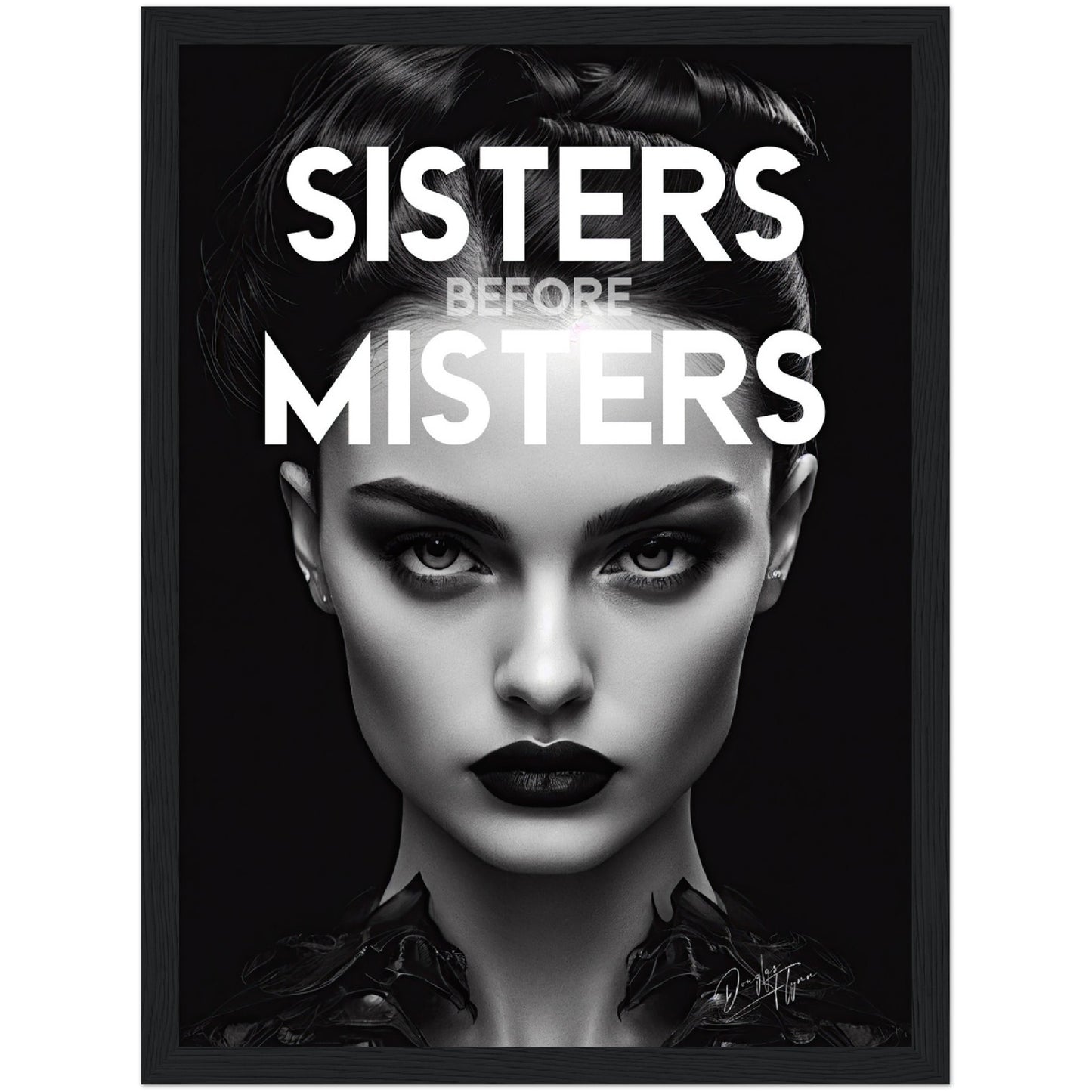 »Sisters Before Misters« retro poster