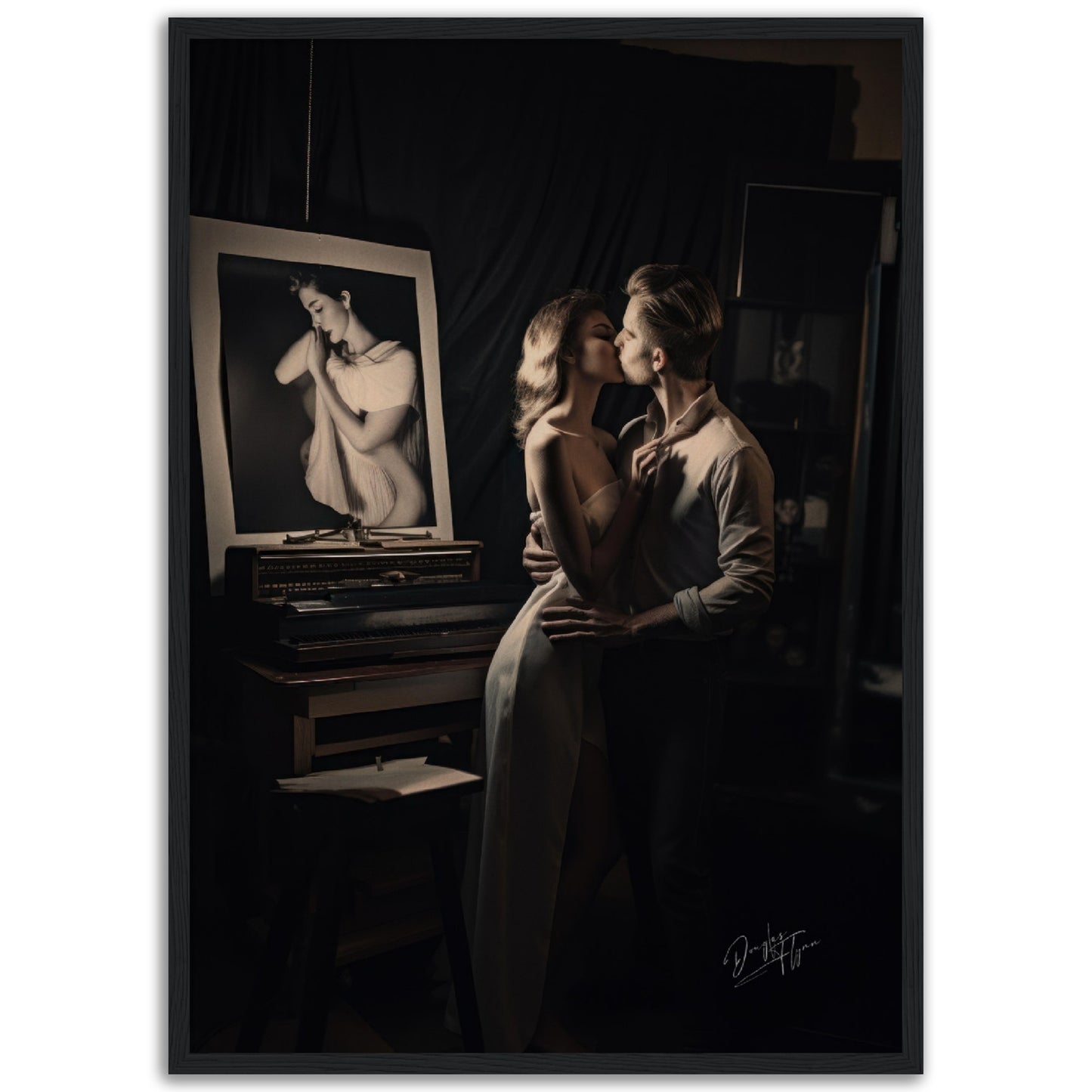 »Kiss and Tell« retroposter