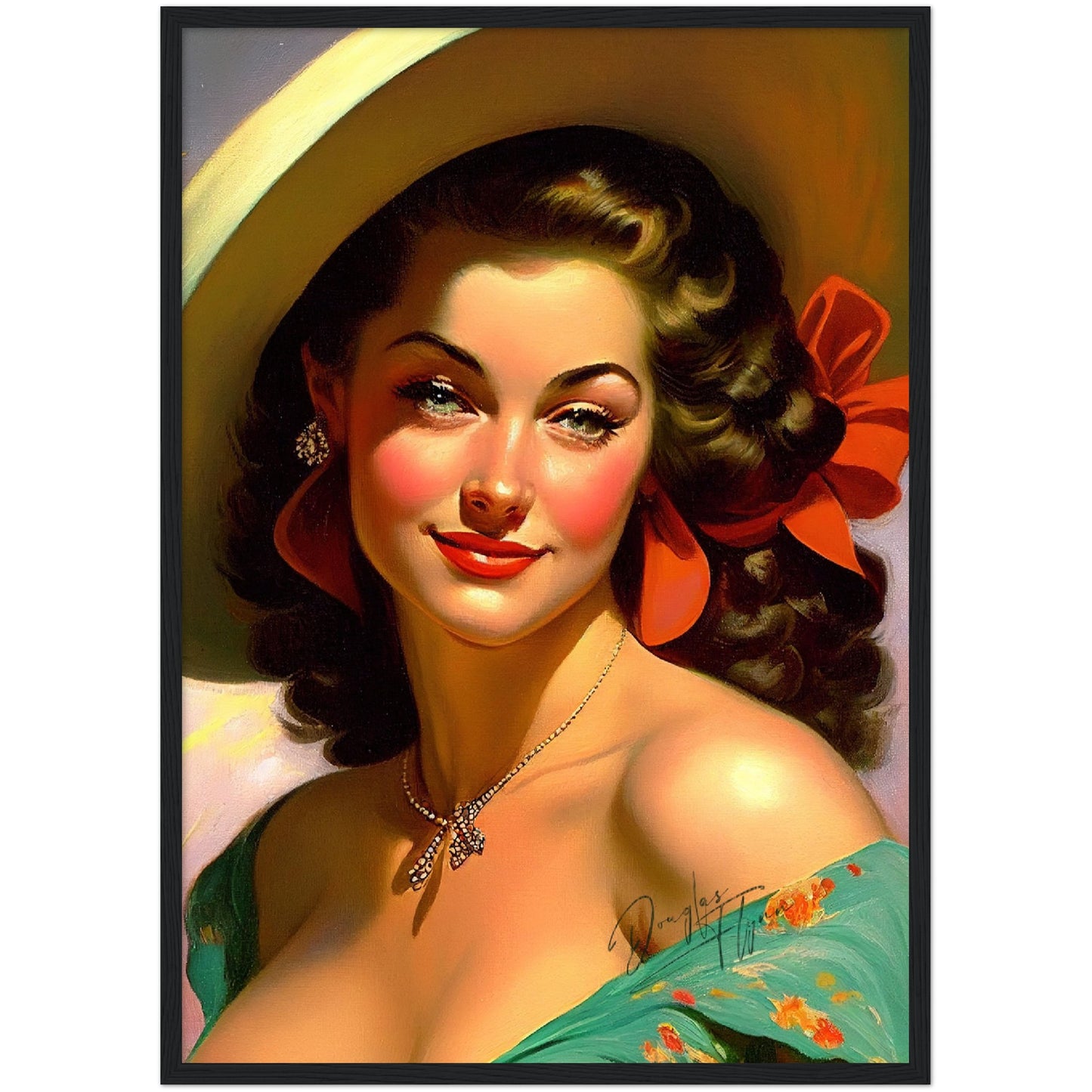 »Sensual Sophia« retro poster