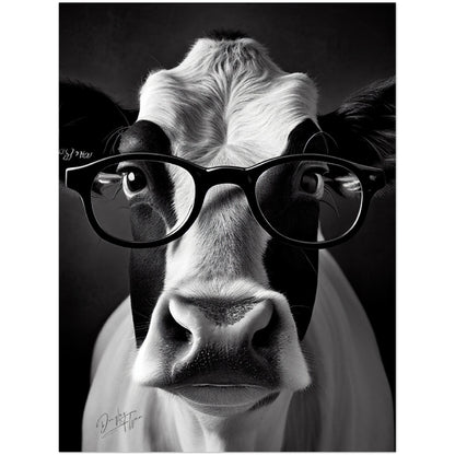 »Cattle Genius« retro poster