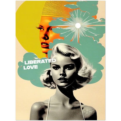 »Liberated Love«retro poster