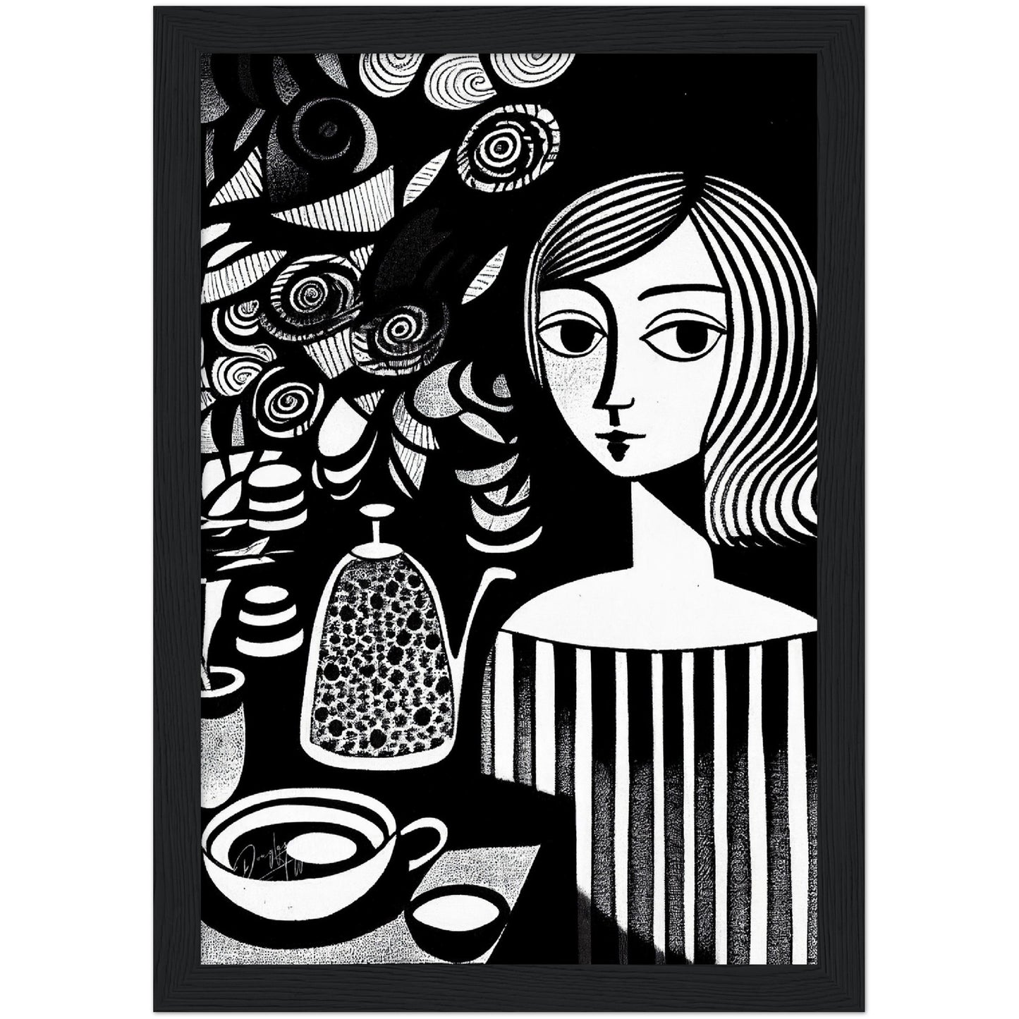 »Angela's Place« retro poster