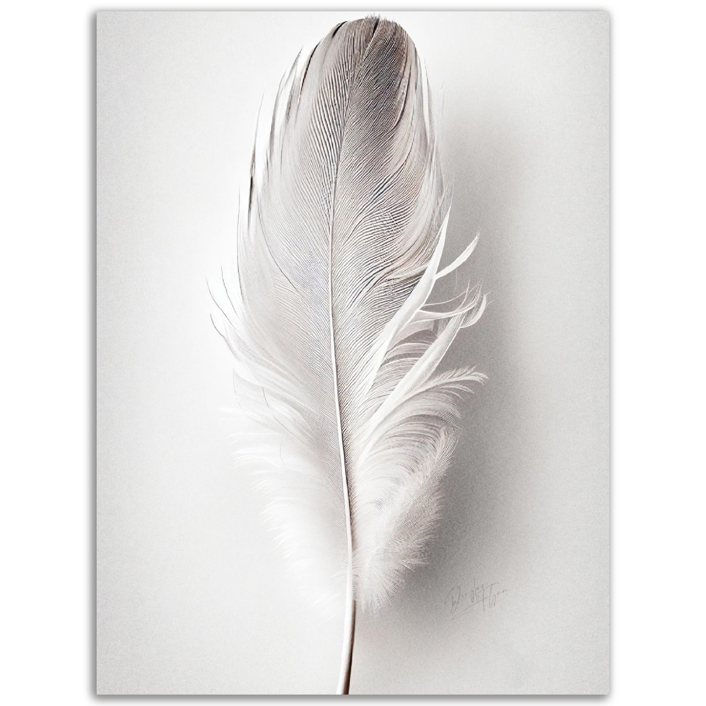 »Found a White Feather no 2« designposter