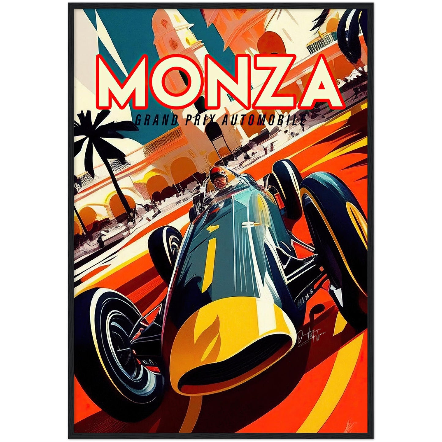 »Speed Secrets of the Past« retro poster