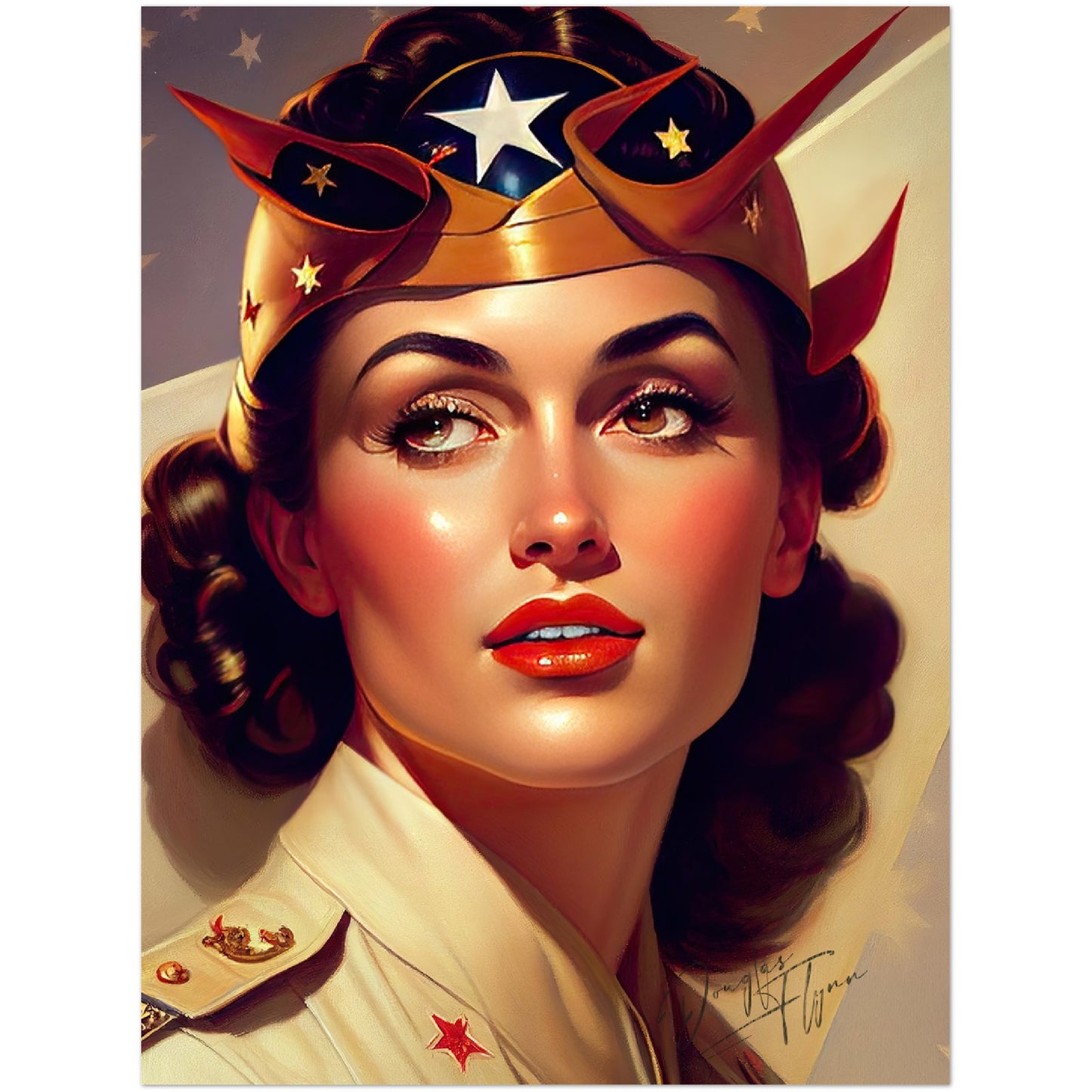 »Captain Freedom« retro poster
