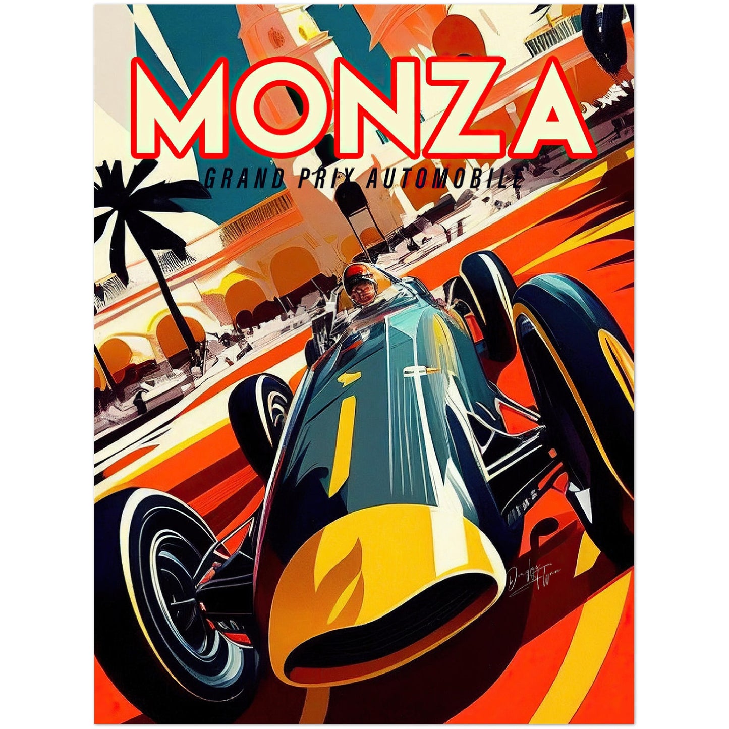 »Speed Secrets of the Past« retro poster