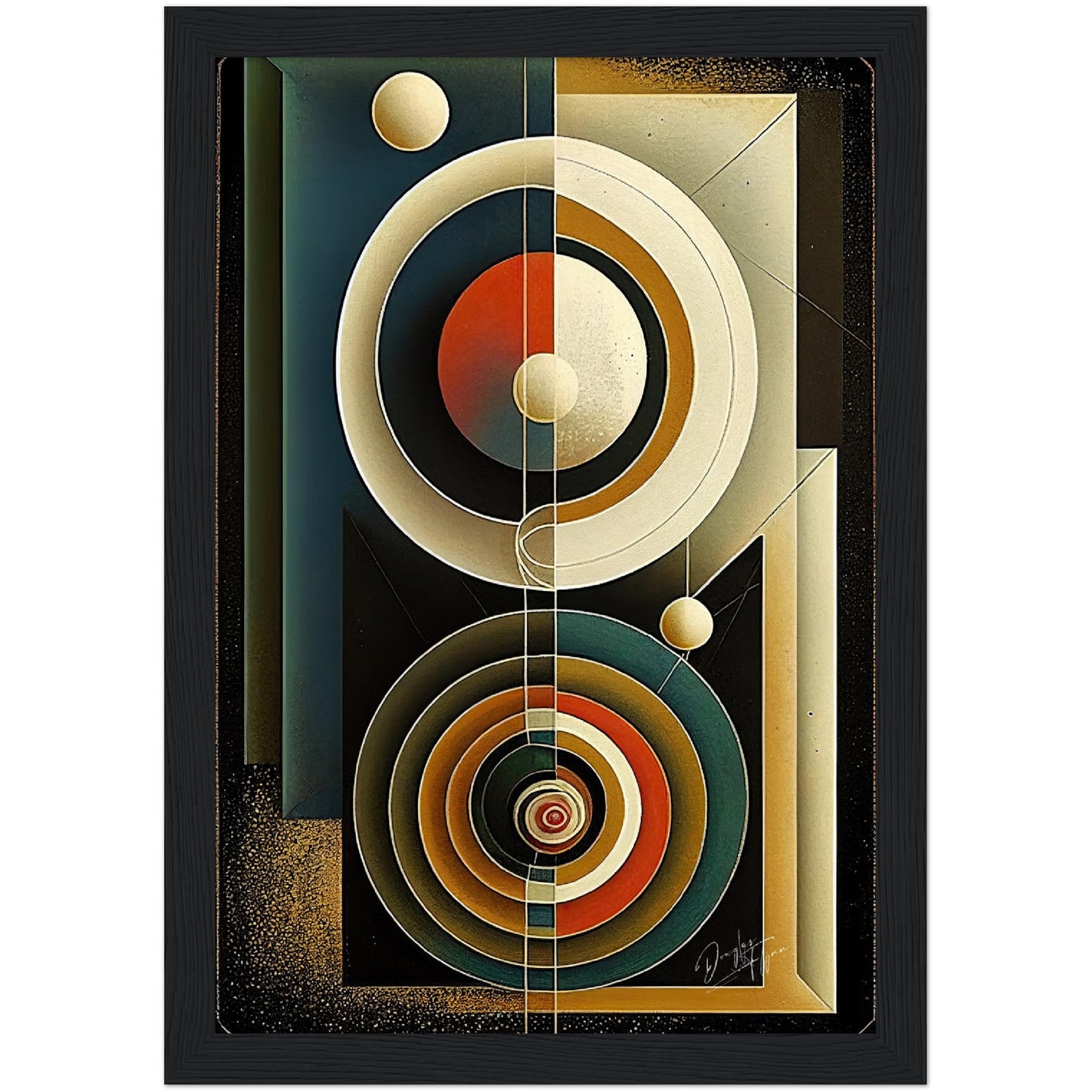 »Chromatic Chaos Theory« retro poster