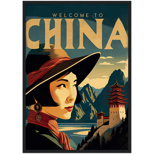 »China, travel poster no 3« retro poster