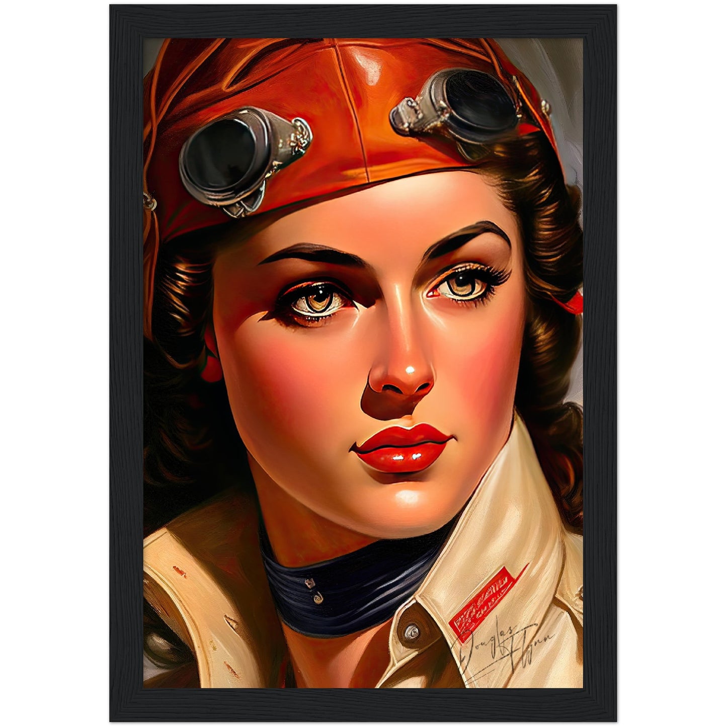 »Lets barrel roll« retro poster