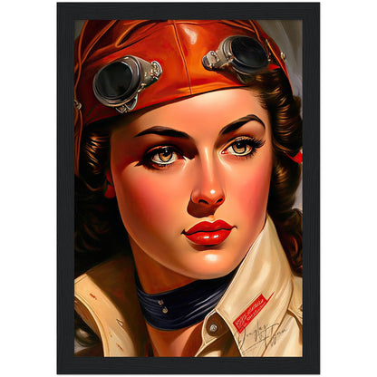 »Lets barrel roll« retro poster