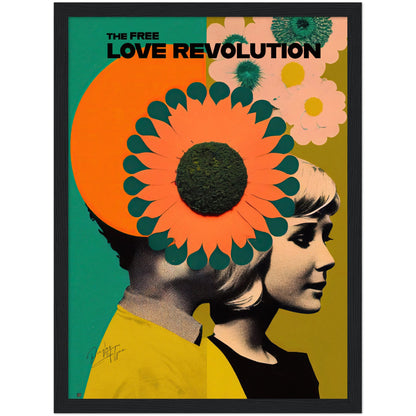 »The Free Love Revolution«retro poster