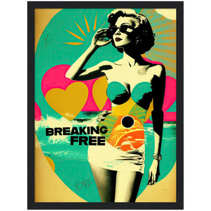 »Breaking Free«retro poster