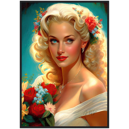 »Bridal Elegance on Stage« retro poster