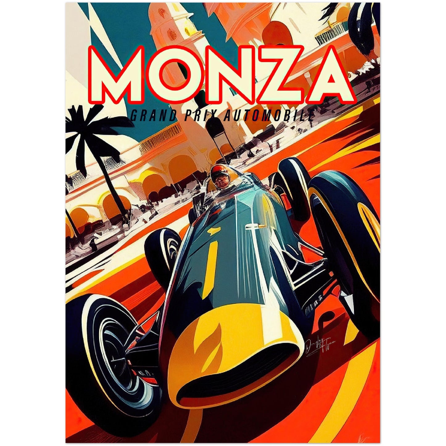 »Speed Secrets of the Past« retro poster
