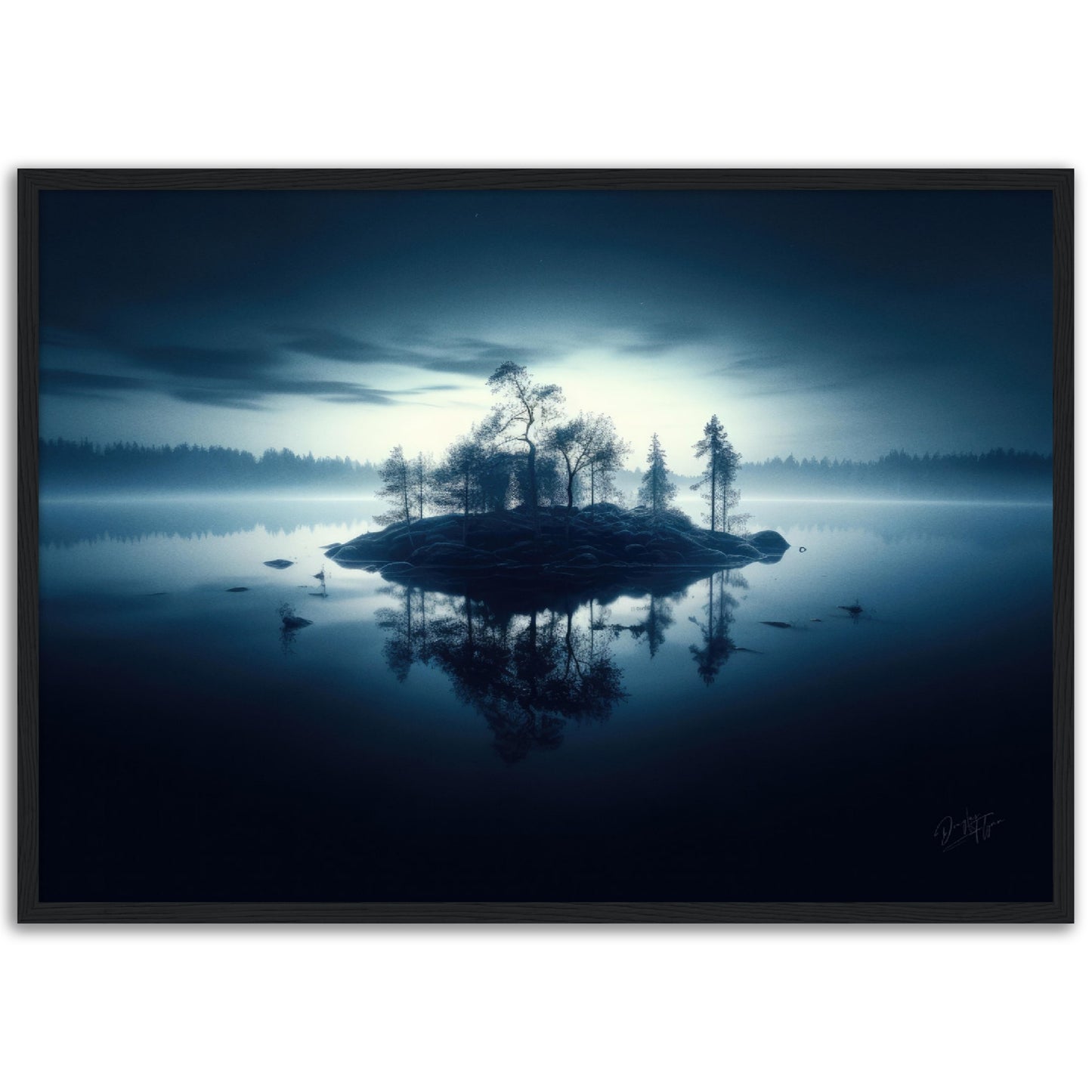 »Unraveling the Threads of Silence« landskapsposter
