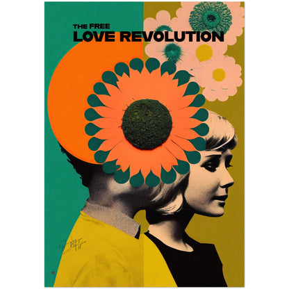 »The Free Love Revolution«retro poster