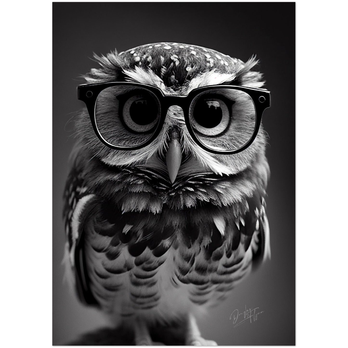 »Professor Hoots« retro poster