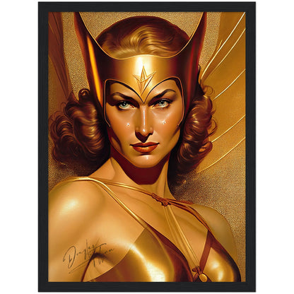 »The Solar Siren« retro poster