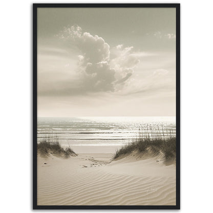 »Sand and Sea« designposter