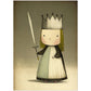 »Fussy Little Princess« retro poster