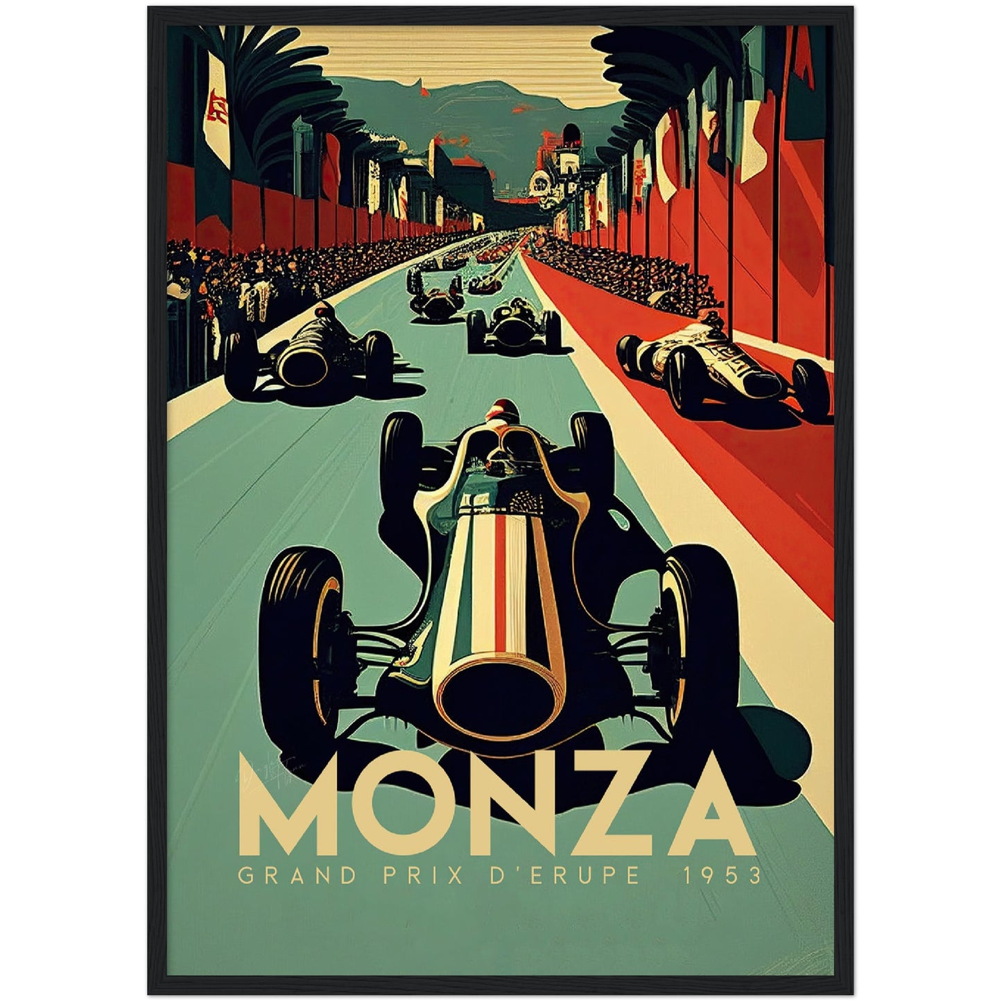 »Heritage Hot Laps« retro poster